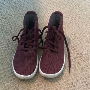 Allbirds Red Sneakers Modern Knit Design